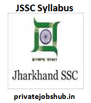 JSSC Syllabus JSSC Syllabus