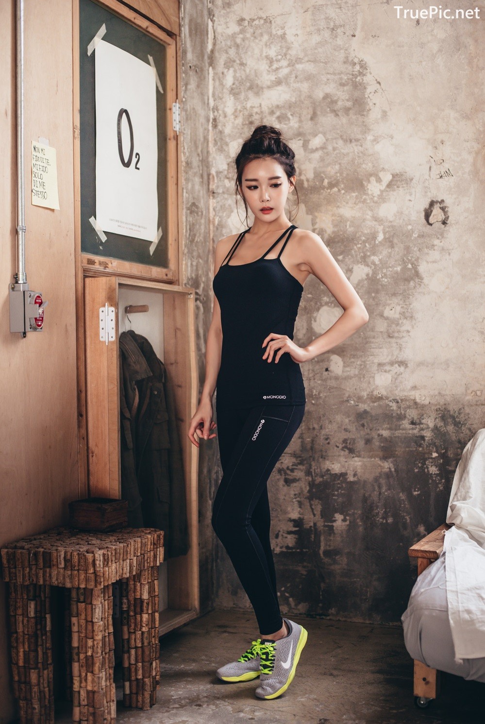 Image Korean Fashion Model - Yoon Ae Ji - Fitness Set Collection - TruePic.net - Picture-48