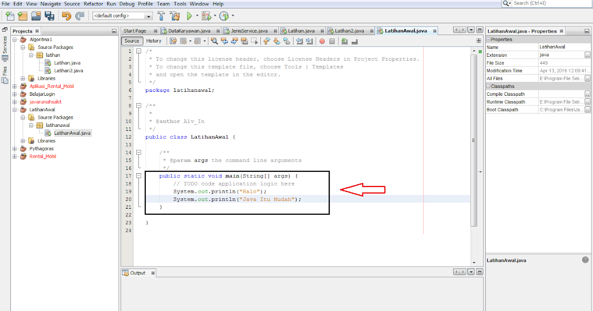 CARA CEPAT BELAJAR JAVA NETBEANS ~ RPL smk