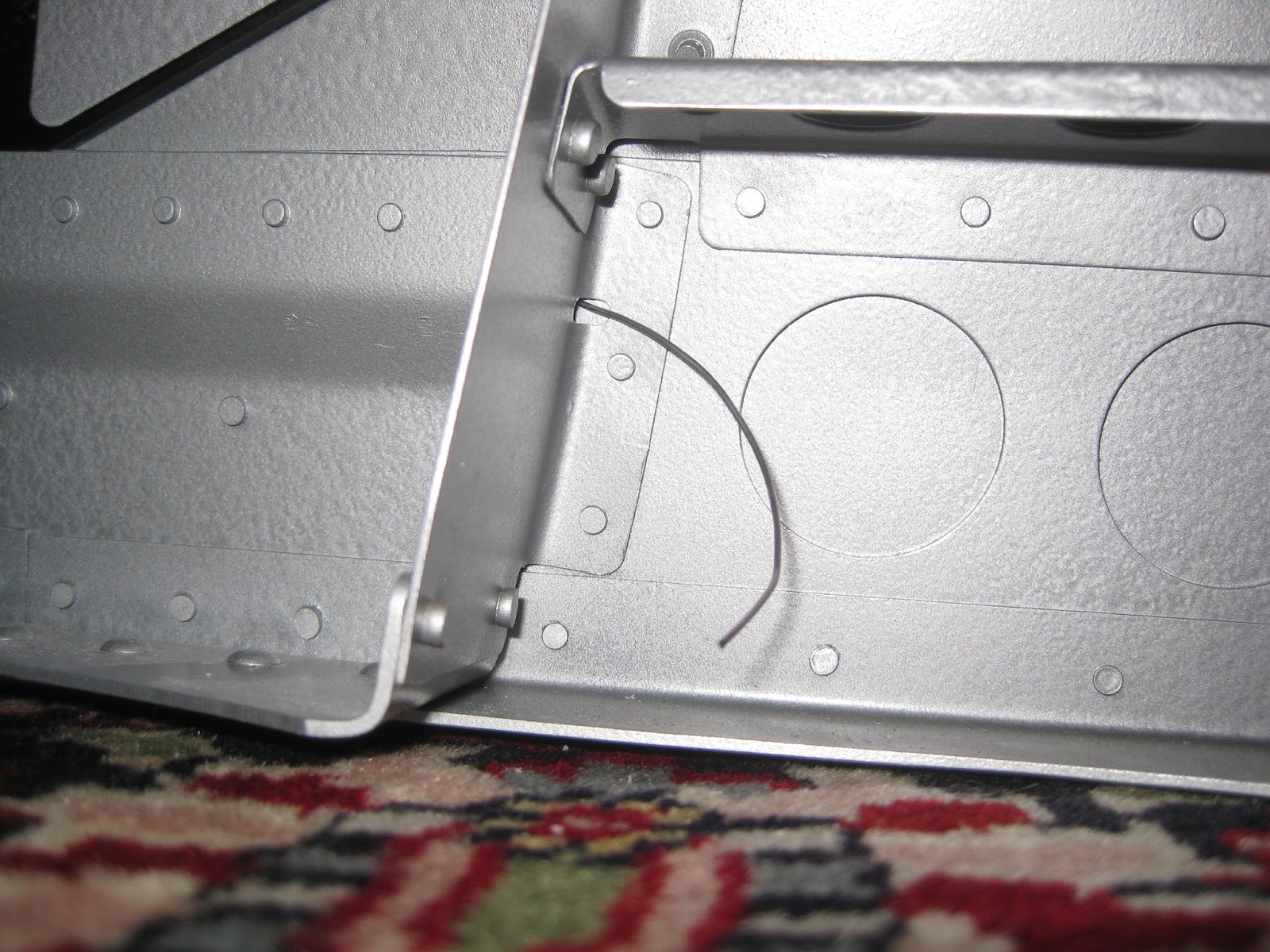 E's Van's RV-14A: Avionics: Canopy harness, switch and fan wiring.