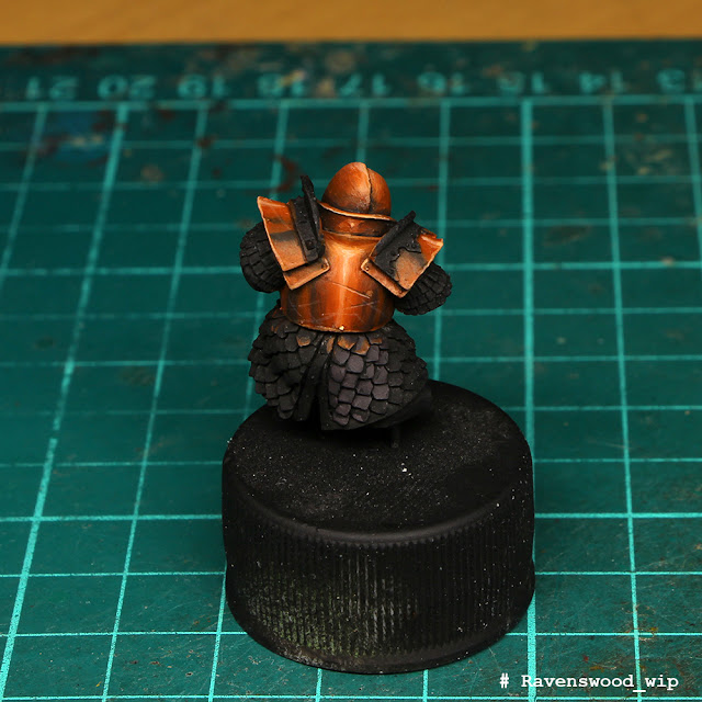 Serpentarium One more Bronze armor paint study