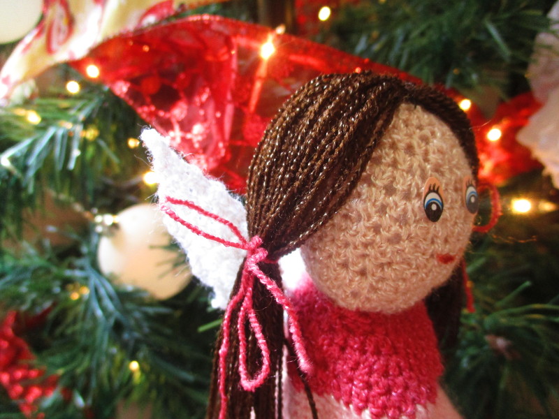 Ángel navideño - Mi primer amigurimi