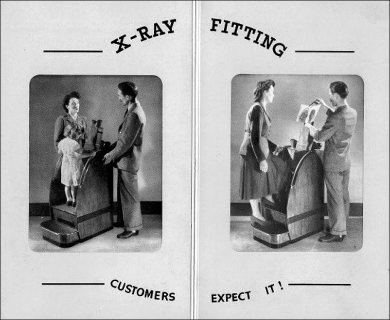 shoe-fitting fluoroscope 