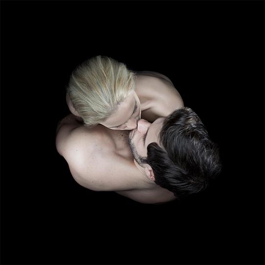 andy barter fotografia casais beijando de cima beijo ying yang