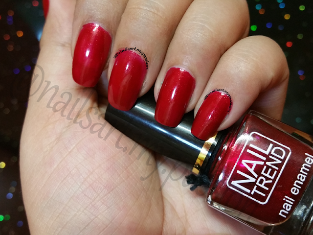 Shade R02 Festive Maroon by Nail Trend Swatch & Review