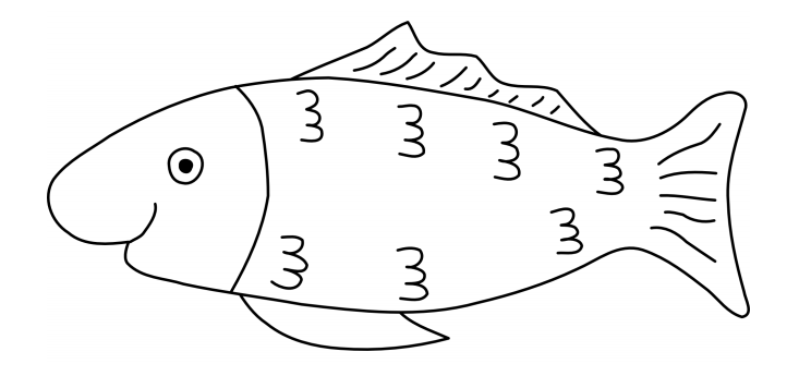 40+ Malvorlage Fisch A4 Farbung