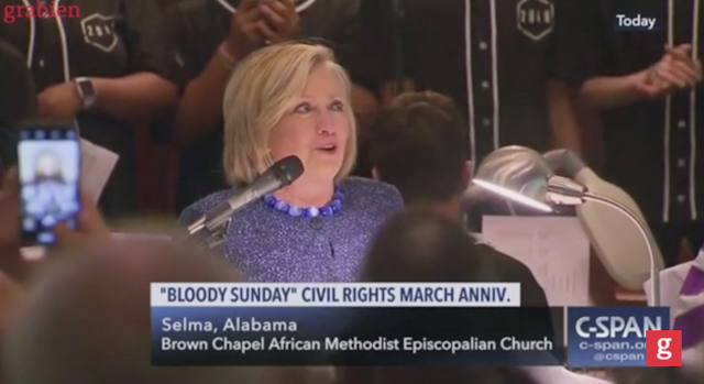 HILLARY’S SOUTHERN ACCENT MAKES CAMEO IN SELMA: ‘WHEN THAT SPIRIT IS BREATHED INTO THEM!’