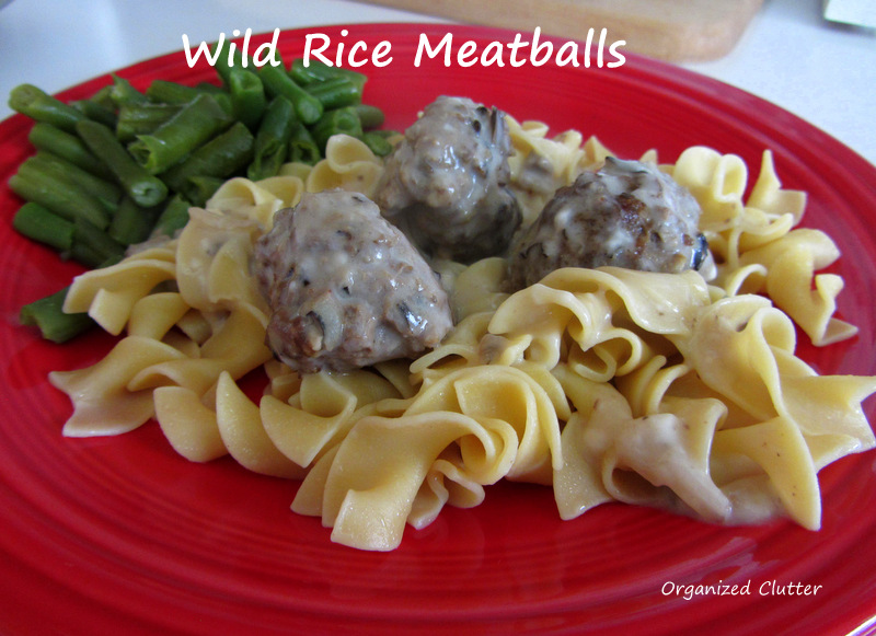 Tasty Wild Rice Meatballs Organized Clutter