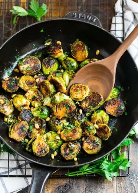 Fried brussels sprouts recipe