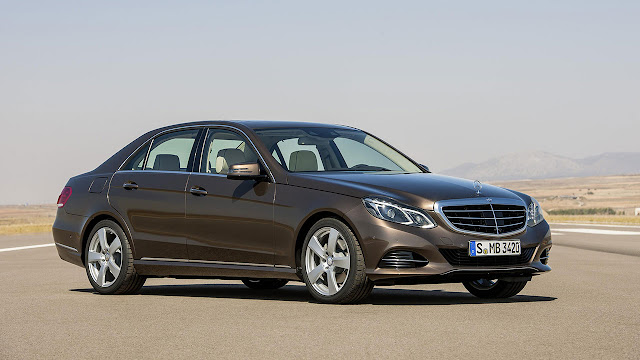 The new-generation Mercedes-Benz E-Class front side