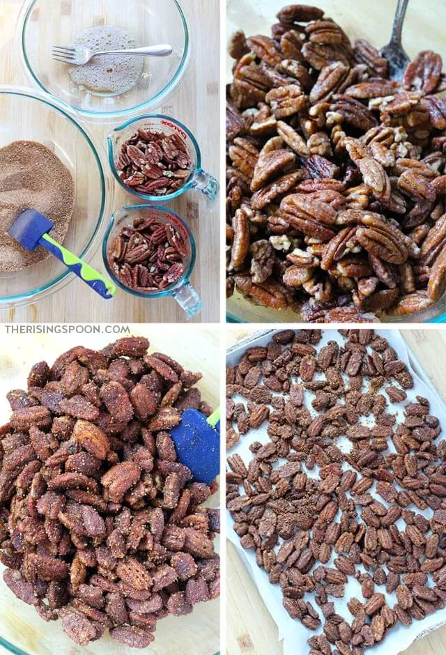 Easy Candied Pecans (Oven Recipe) The Rising Spoon