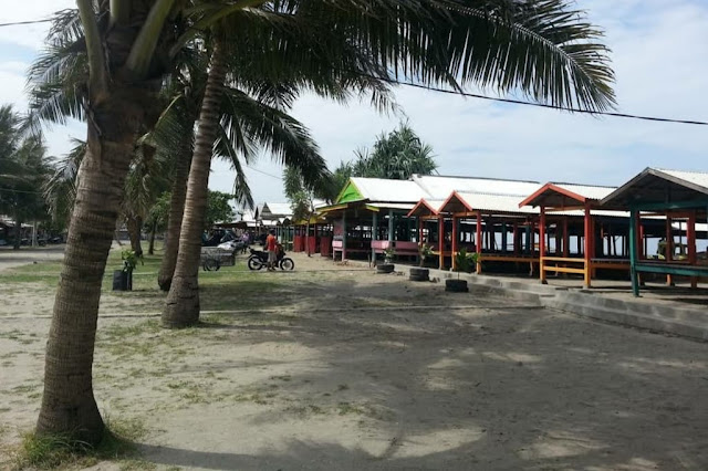 Lokasi dan Fasilitas Pantai Harapan Ammani Kabupaten Pinrang