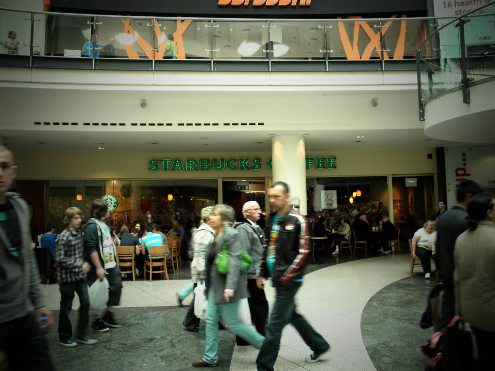 A cup of Starbucks Starbucks at Manchester City, U.K.