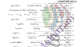 اسئلة متنوعة أحياء للثانوية العامة