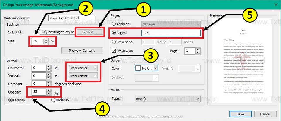 Cara Membuat Watermark Di Pdf Menggunakan Aplikasi Nitro Txtdita