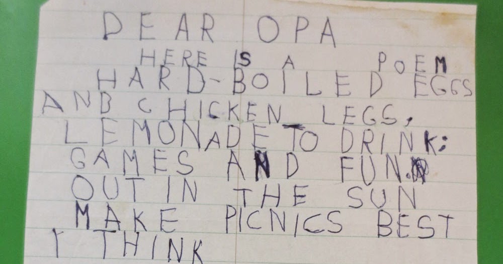 A Poem For Opa Andrea Mulder Slater S Blog Noreallyandrea Com