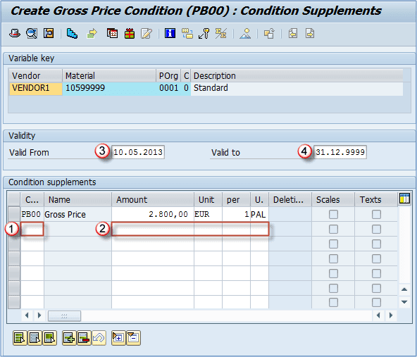 How to Maintain and config Purchase Info Record in SAP