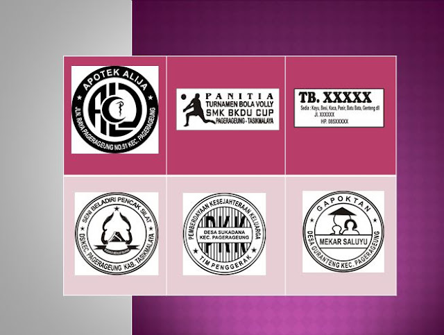 Download Kumpulan Template Stempel Lengkap Format CDR