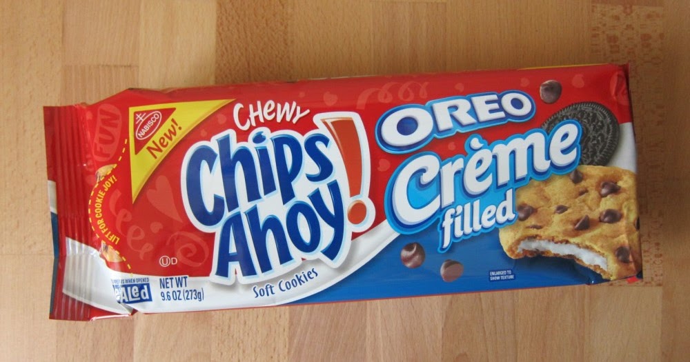 Review Nabisco Oreo Creme Filled Chewy Chips Ahoy Cookies Brand Eating