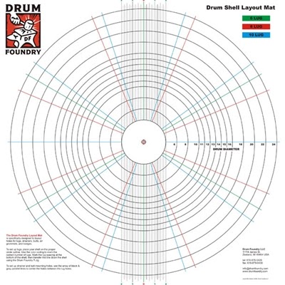 Drum Product Reviews: The Drum Foundry Layout Mat
