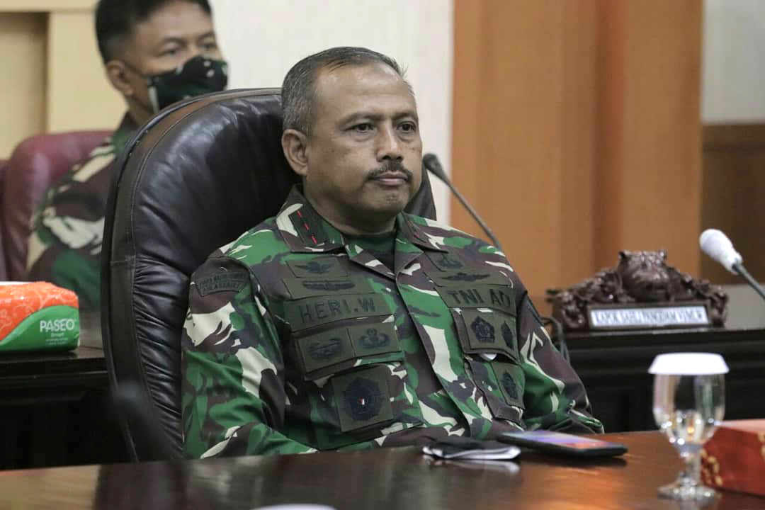 Kodam VI/Mulawarman Selenggarakan Apel Dansat Tersebar TA 2020 Secara Virtual Untuk Pertama Kalinya