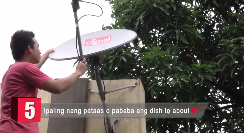 How To Fix Cignal Satelite Disk Reception