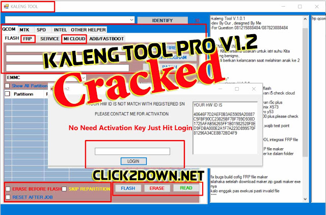 Kaleng Tool Pro V1.2 Full Craked I Qualcomm, MTK, SPD I Flash, Frp, Mi Clcoud Unlock I Free Download Kaleng Tool Pro V1.2 Full Craked I Qualcomm, MTK, SPD I Flash, Frp, Mi Clcoud Unlock I Free Download