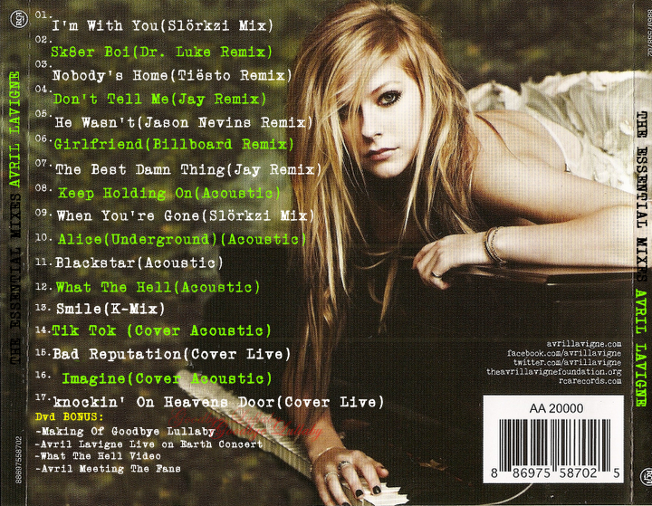 The Essential Mixes Vol.2 (Deluxe Edition) Avril Lavigne