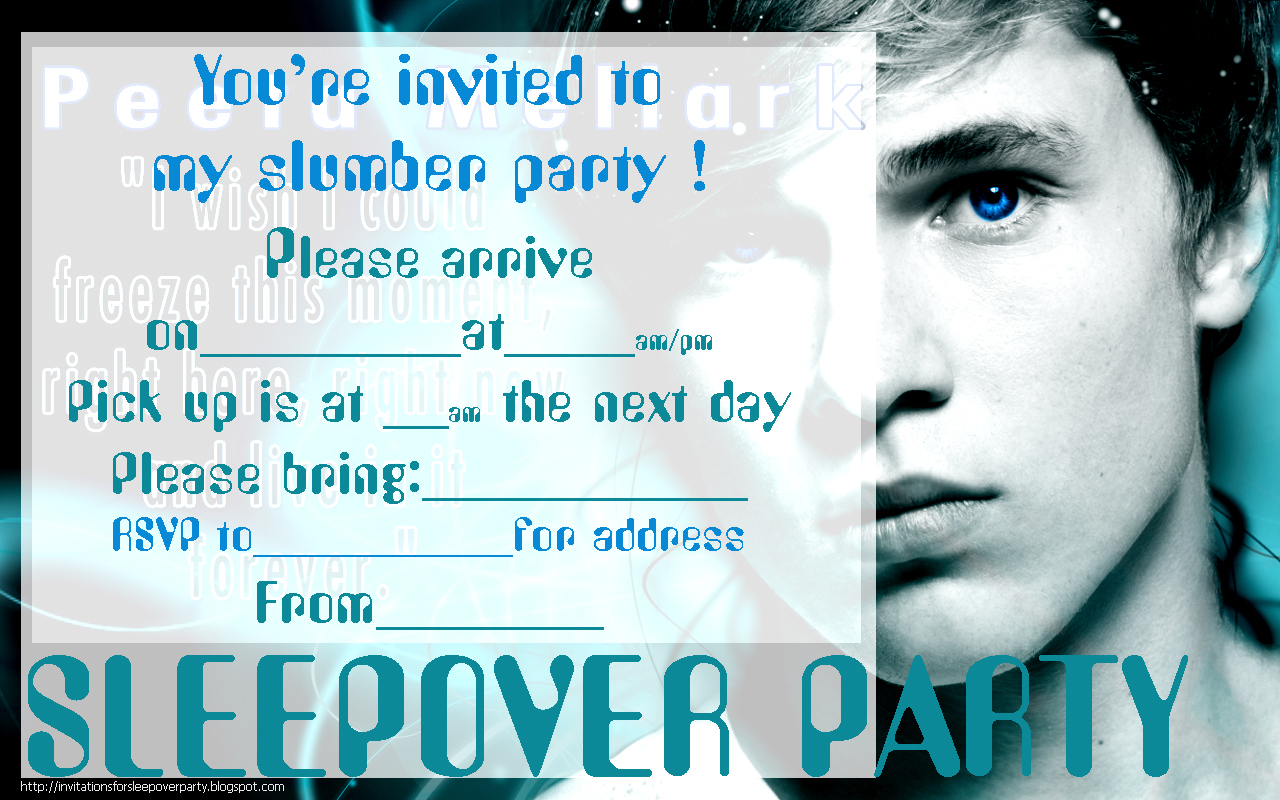 invitations-for-sleepover-party