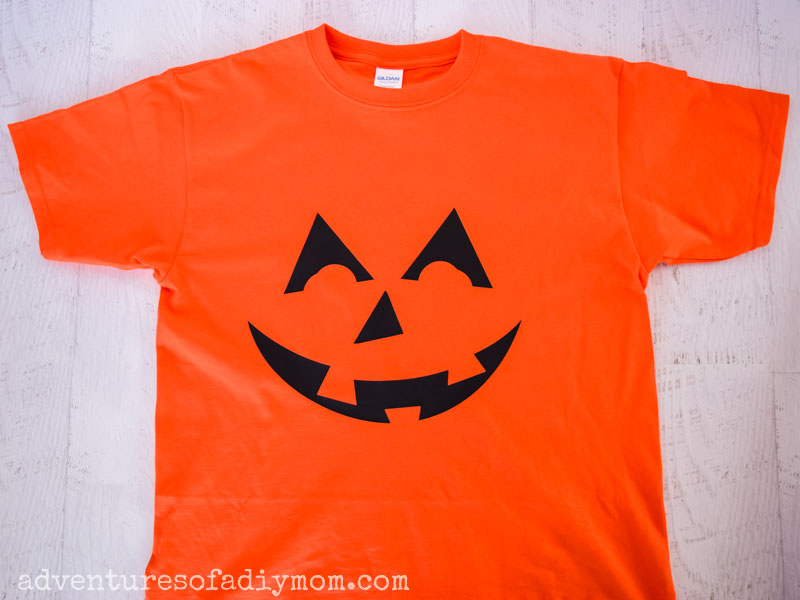 DIY JackOLantern TShirt Adventures of a DIY Mom