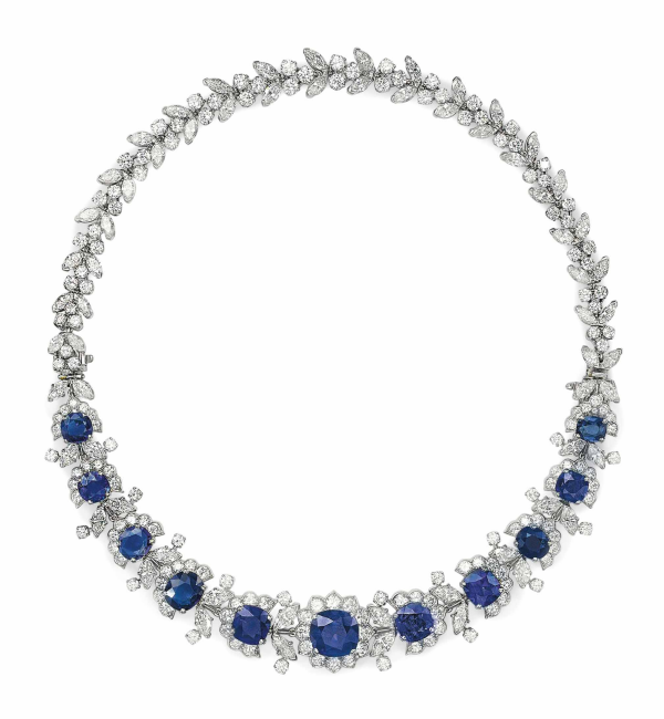 The Nightly Necklace: Van Cleef and Arpels Sapphire Necklace | The ...