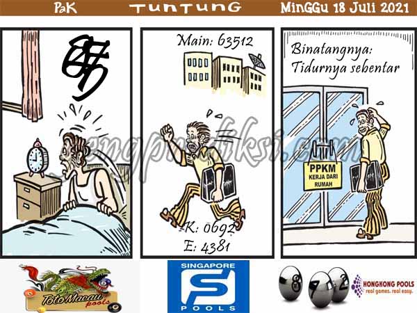 Gambar Kode Syair Pak Tuntung Minggu 18 Juli 2021 Kode Syair