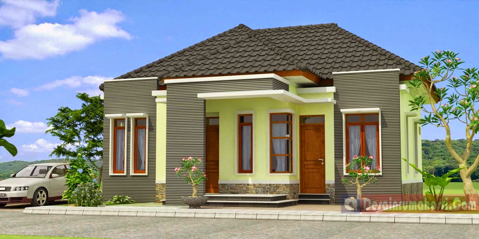 Contoh Desain Rumah Minimalis Atap Limas