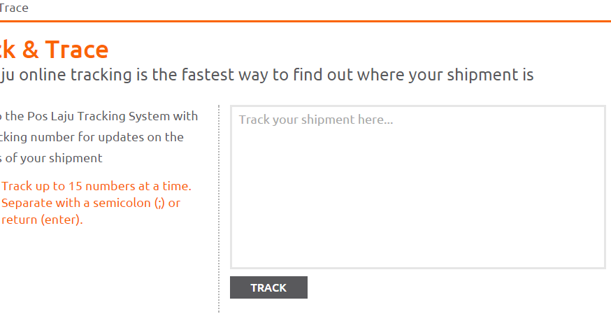 Track tracking number. Track tracking number