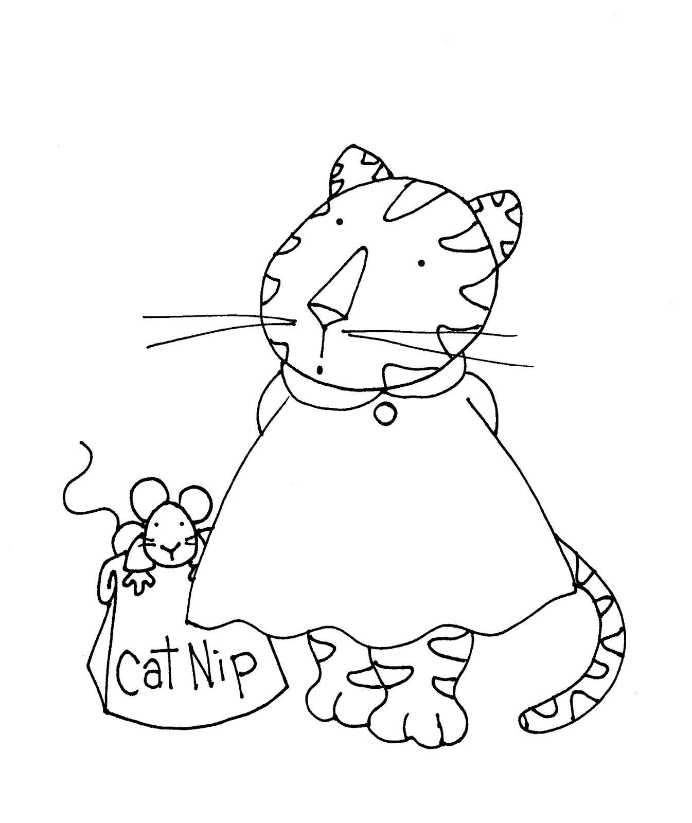 Free Dearie Dolls Digi Stamps: Cat Nip