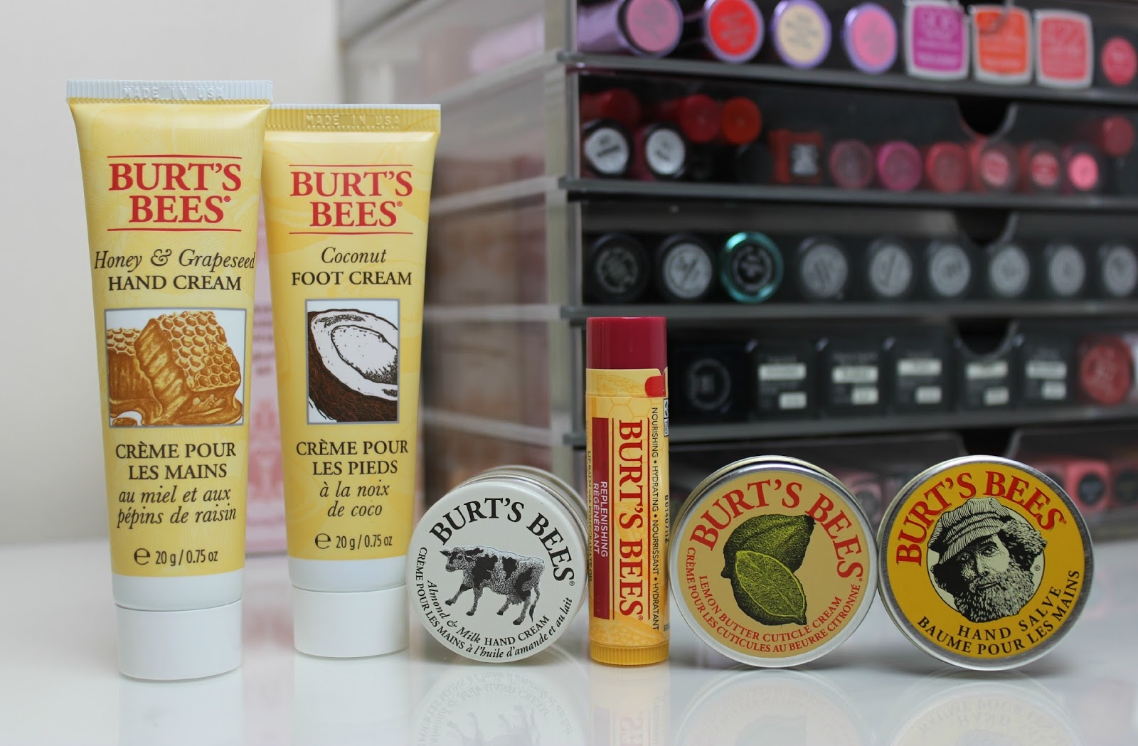 A picture of Burt's Bees Tips and Toes Kit