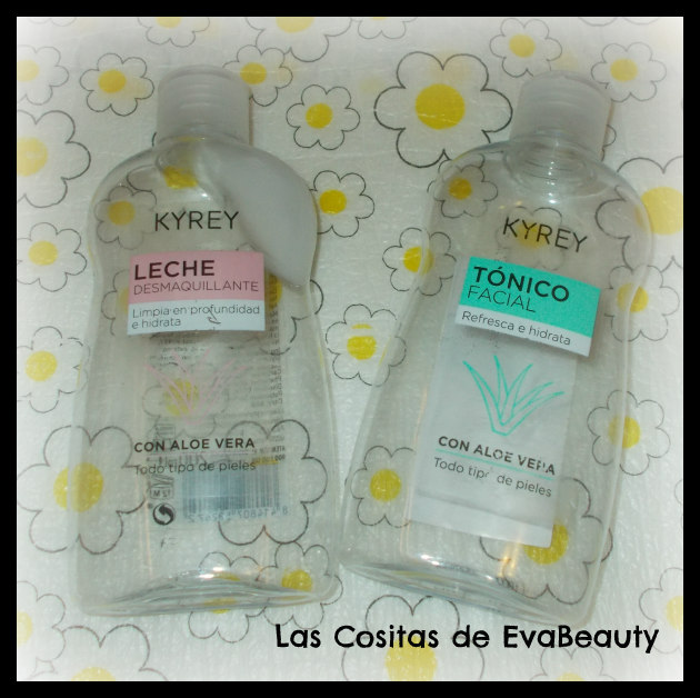 limpiadora facial y tonico KYREY terminados empties