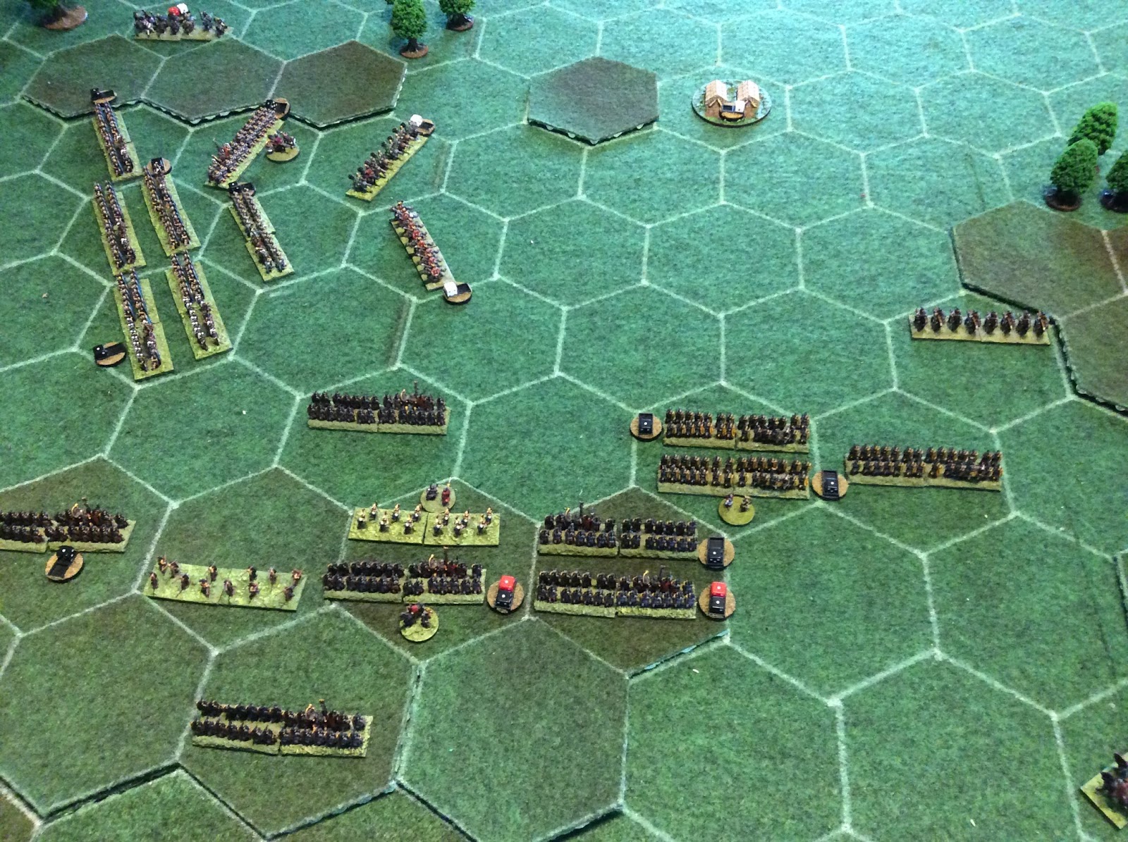 The Northumbrian Wargamer. Caesar Vs Pompey campaign.The first battle