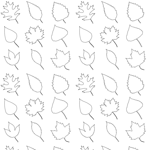 free-printable-leaves-coloring-pattern-paper-ausdruckbares