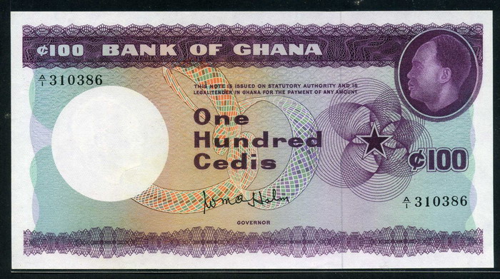 African Currency Ghana 100 Ghanaian Cedis Banknote World Banknotes african-currency-ghana-100-ghanaian-cedis-banknote-world-banknotes