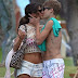 Justin Bieber and Selena Gomez Kissing Pictures On Beach