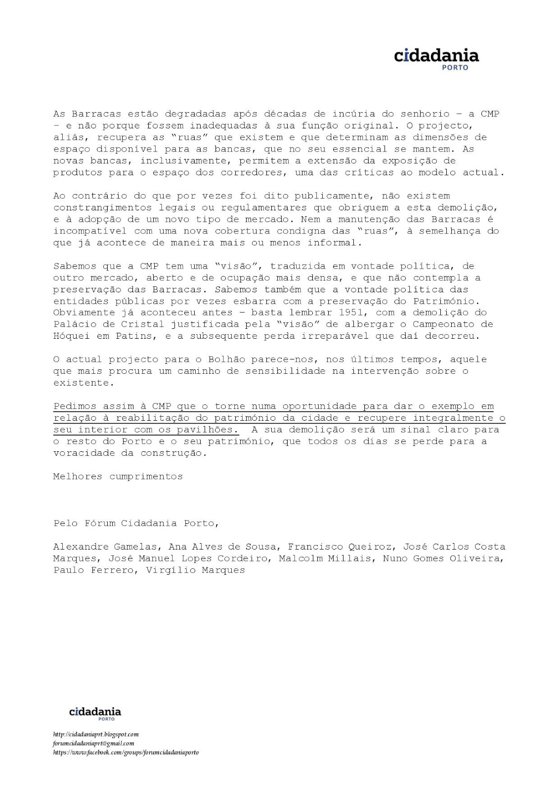 Carta Ao Presidente Da Camara Exemplo