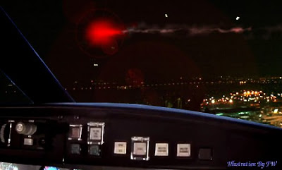 US Airways Express Flight Crew Reported Seeing UFO Over Philadelphia International Airport (Med) 5-22-12