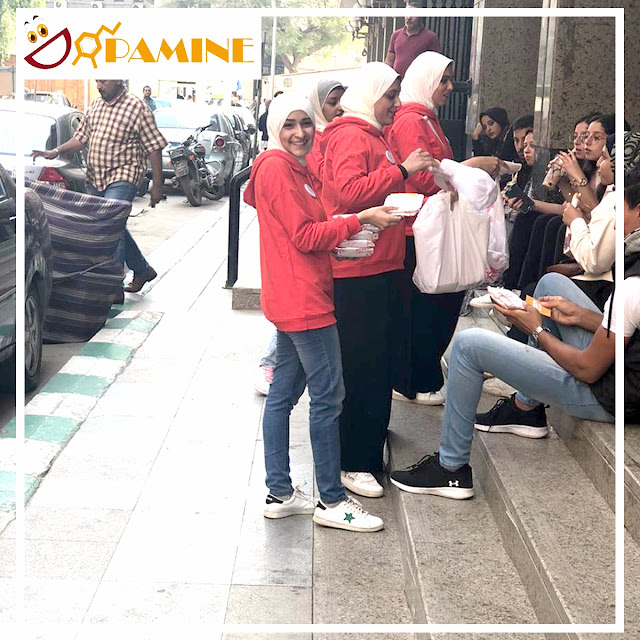 دوبامين.. حملة اجتماعية لطلاب إعلام القاهرة لنشر السعادة دوبامين.. حملة اجتماعية لطلاب إعلام القاهرة لنشر السعادة