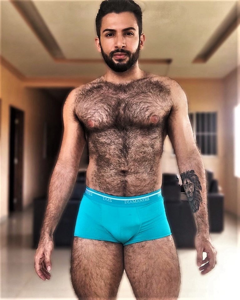Hot Hairy and Pakistani Underwear Men Model.