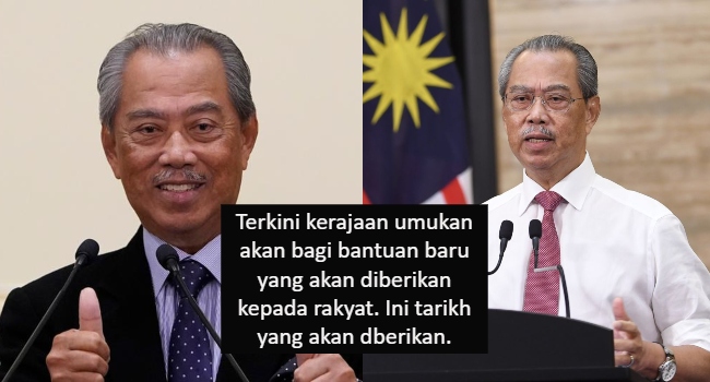 Terkini kerajaan umumkan bantuan baru yang akan diberikan kepada rakyat