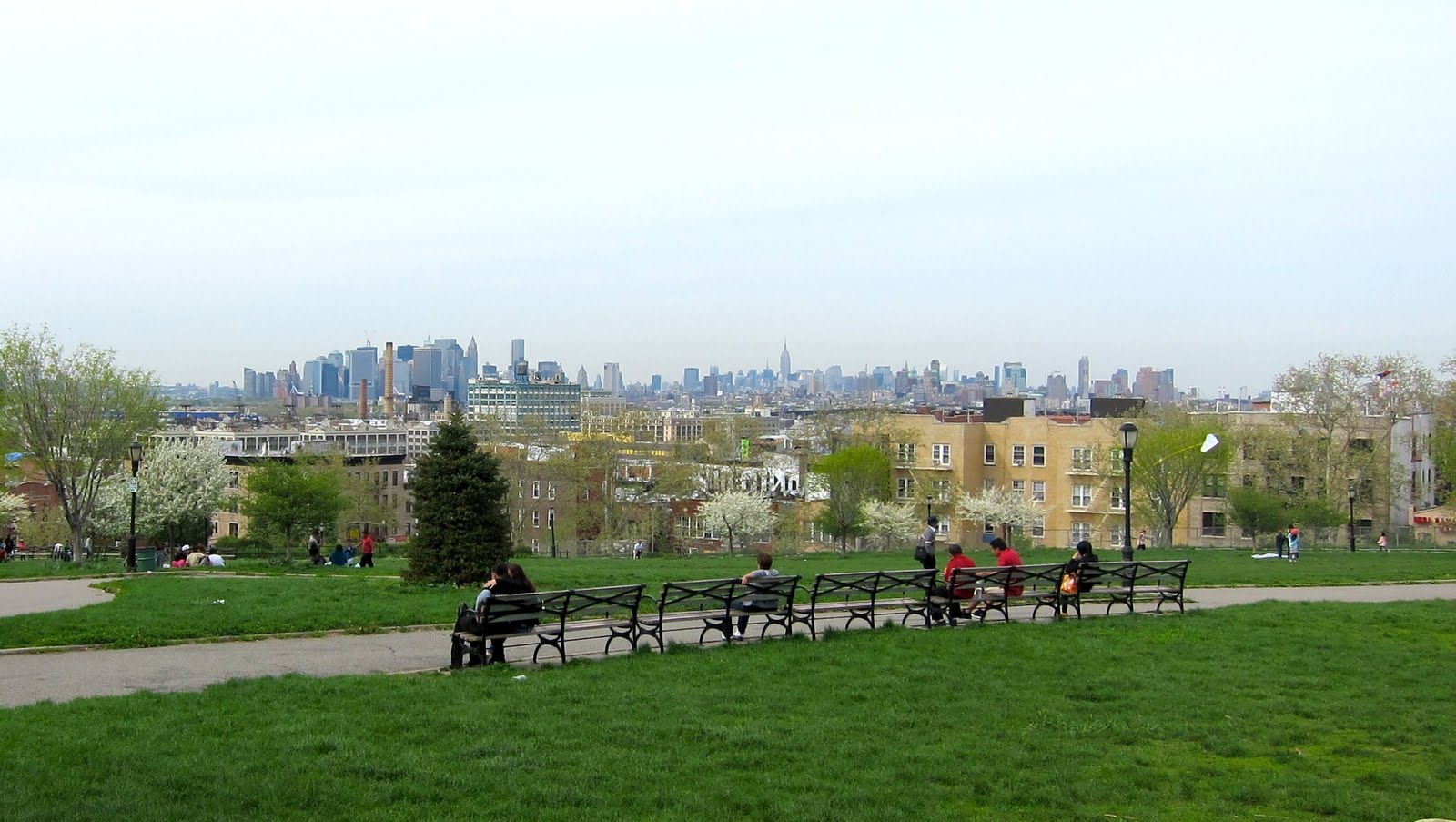 Admirer manathan du sunset park a Brooklyn 