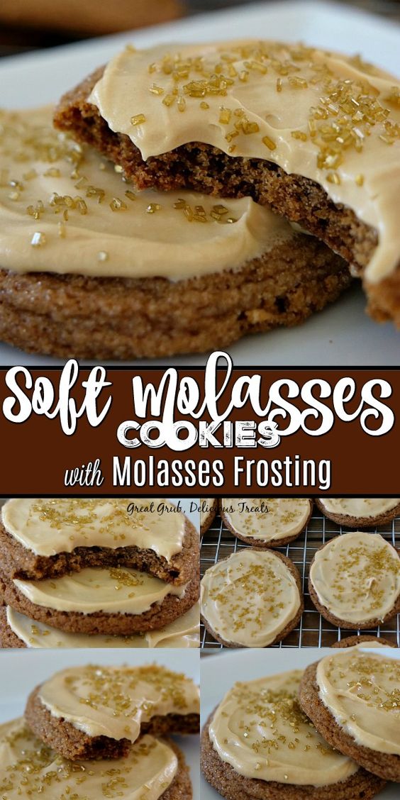 Soft Molasses Cookies with Molasses Frosting RECIPE FOR HEALTHY