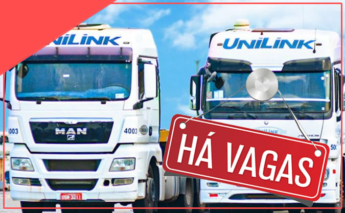 Transportadora Unilink abre vagas para Motorista 