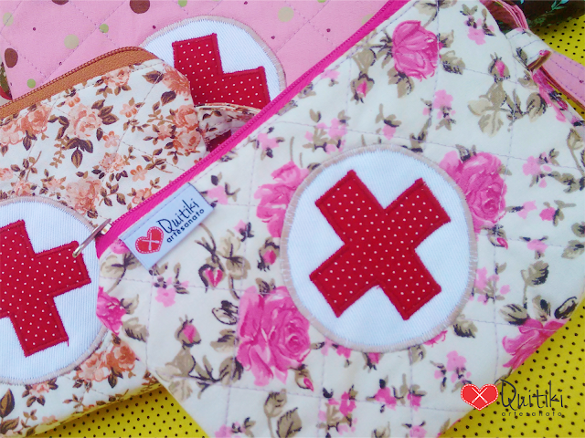 Porta Remédios Algodão Rosa